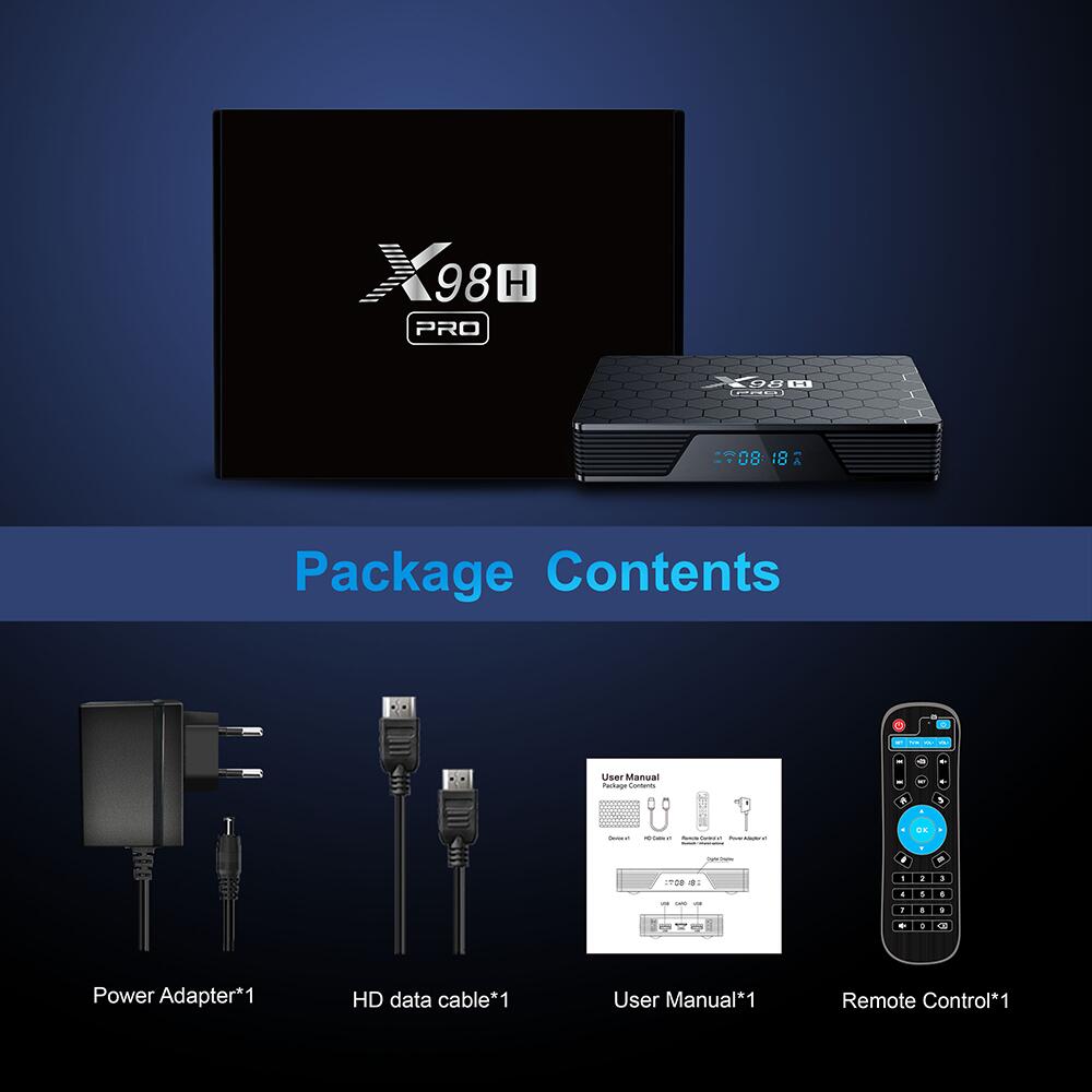 X98H Pro Allwinner H618 streaming player: China-Manufactured Entertainment Delights