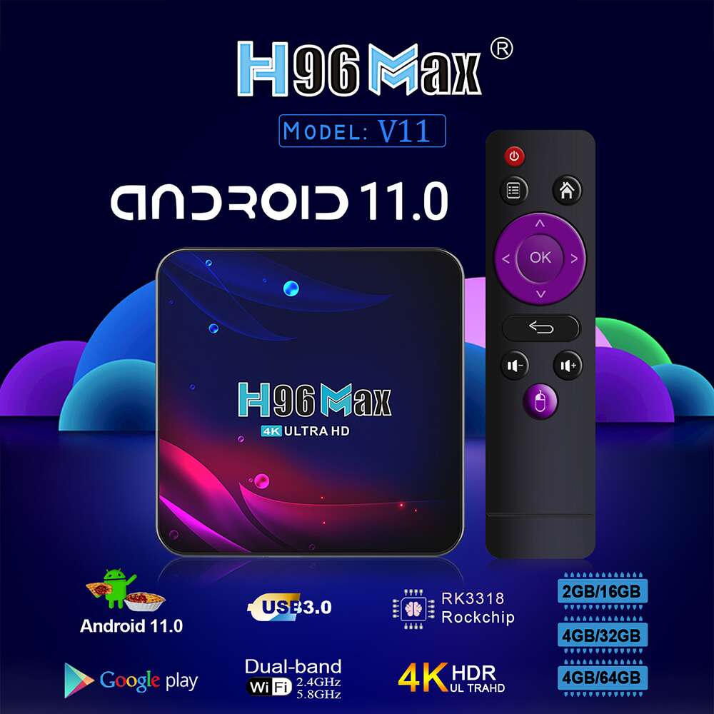 H96 Max V11 RockChip RK3318 smart tv box: Revolutionizing Home Entertainment