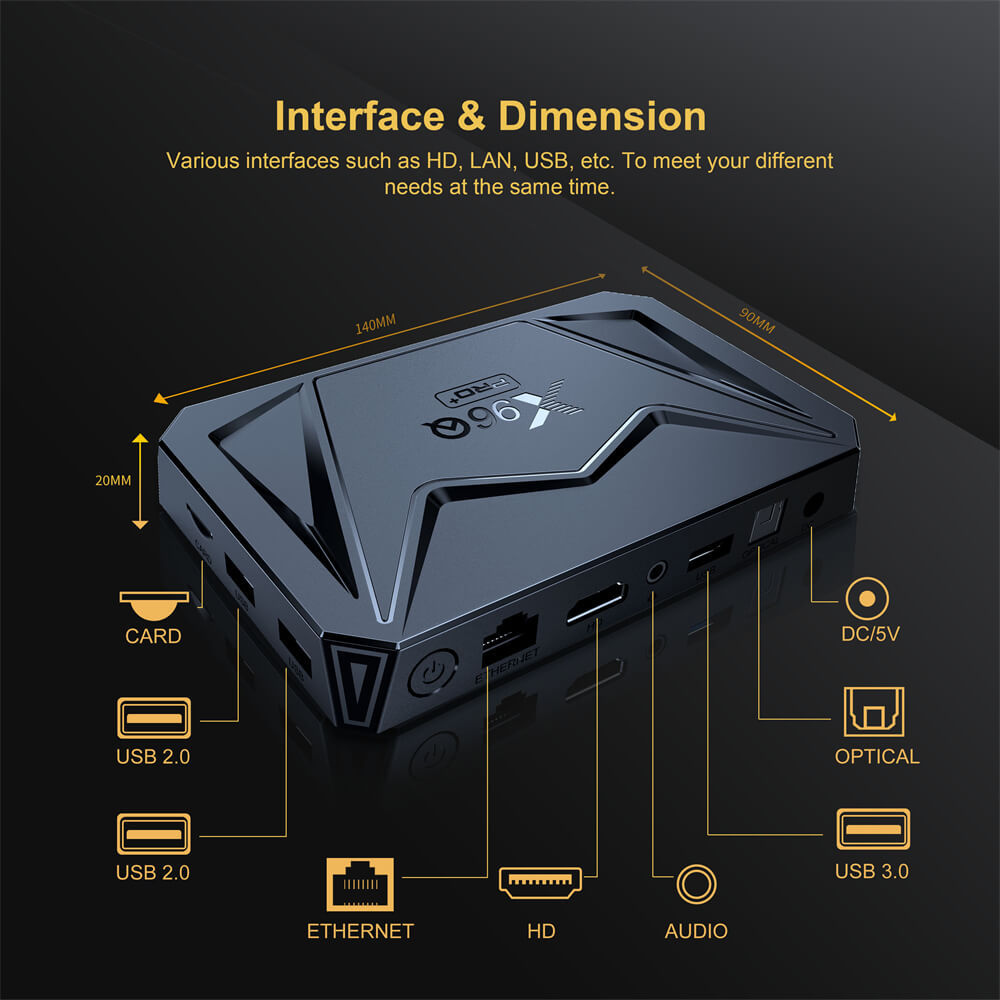 X96Q PRO+ IPTV Boxes: Customized Entertainment from China