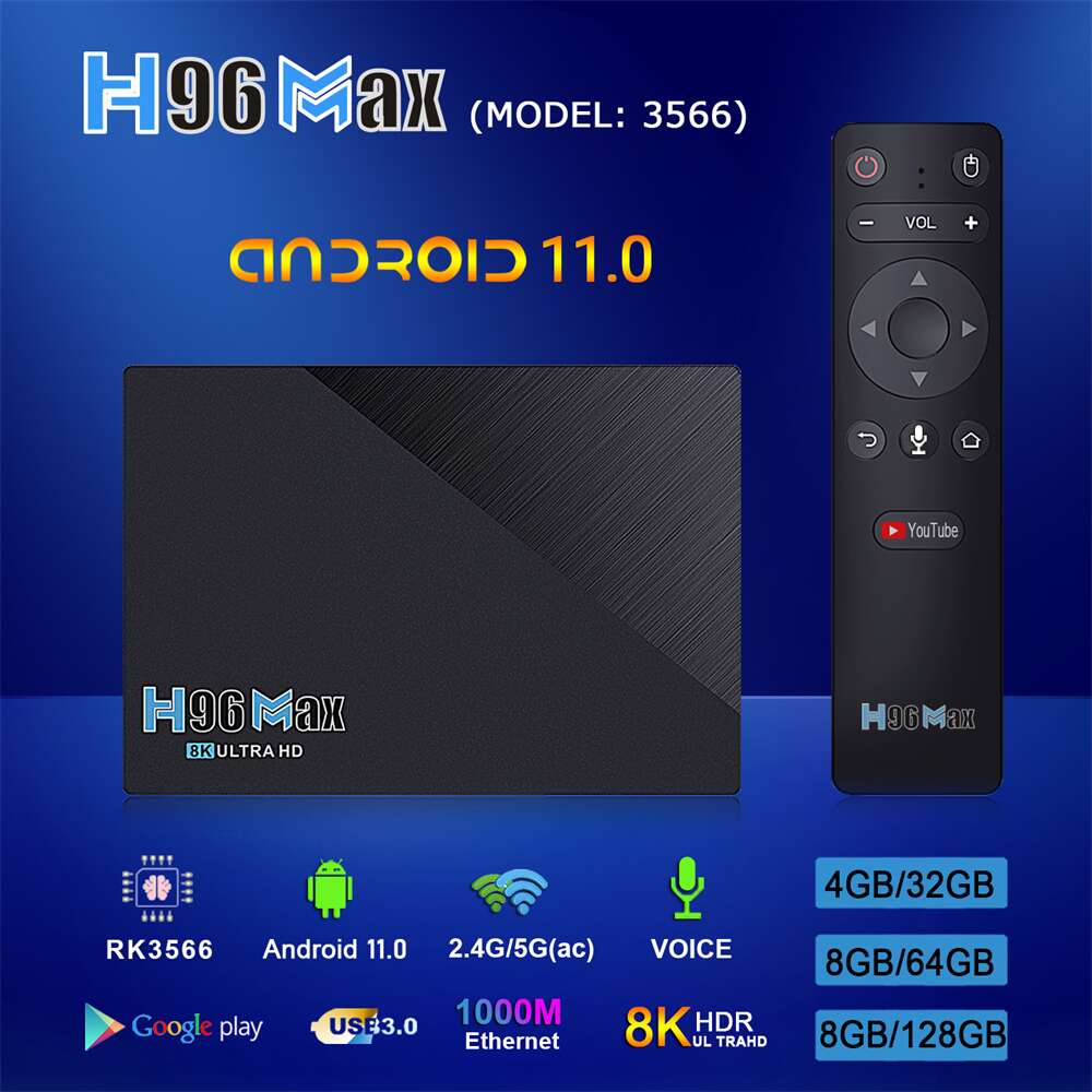 H96 Max RK3566 Rockchip RK3566 streaming player: The OEM Entertainment Innovation